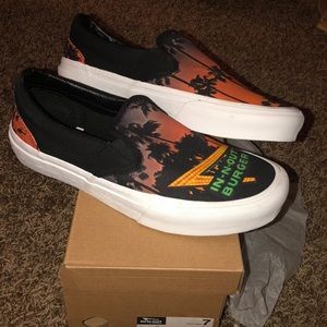 Super rare In N Out slip on sneakers (vans)